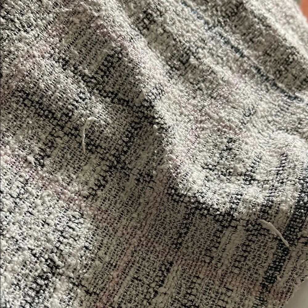 Baby Girl Pink and Gray Plaid Dress with Ruffled Sleeves